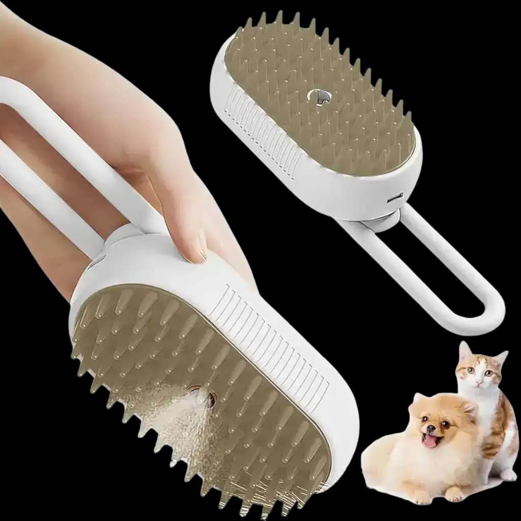 Cepillo para mascotas masajeador