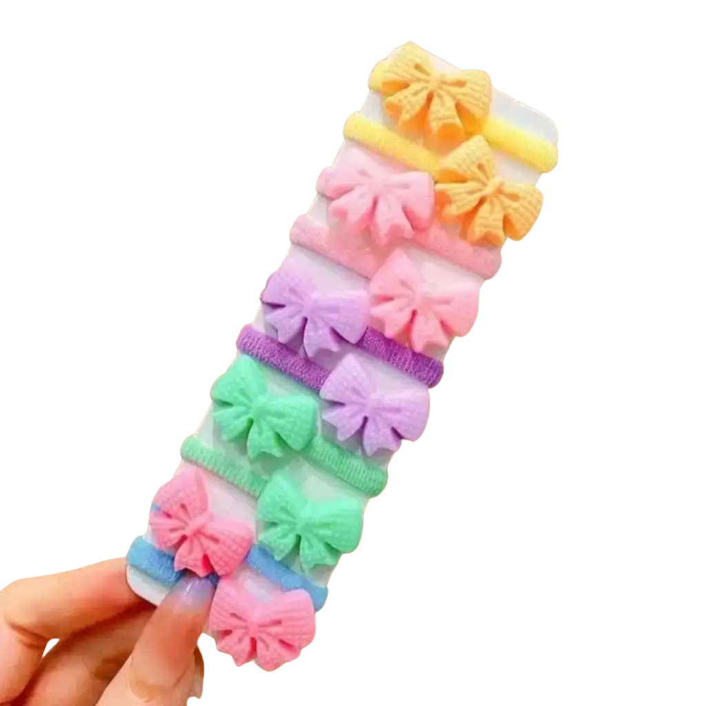 Moños surtidos con muñecos