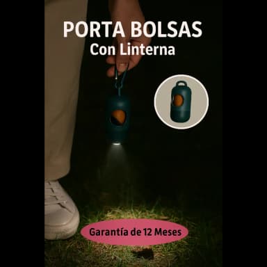 Linterna dispensador bolsas