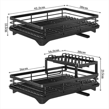 Escurridor de vajilla expansible