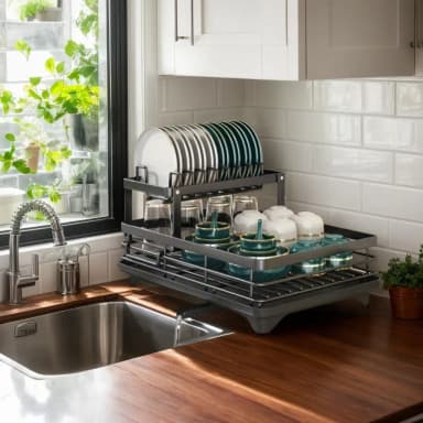Escurridor de vajilla expansible